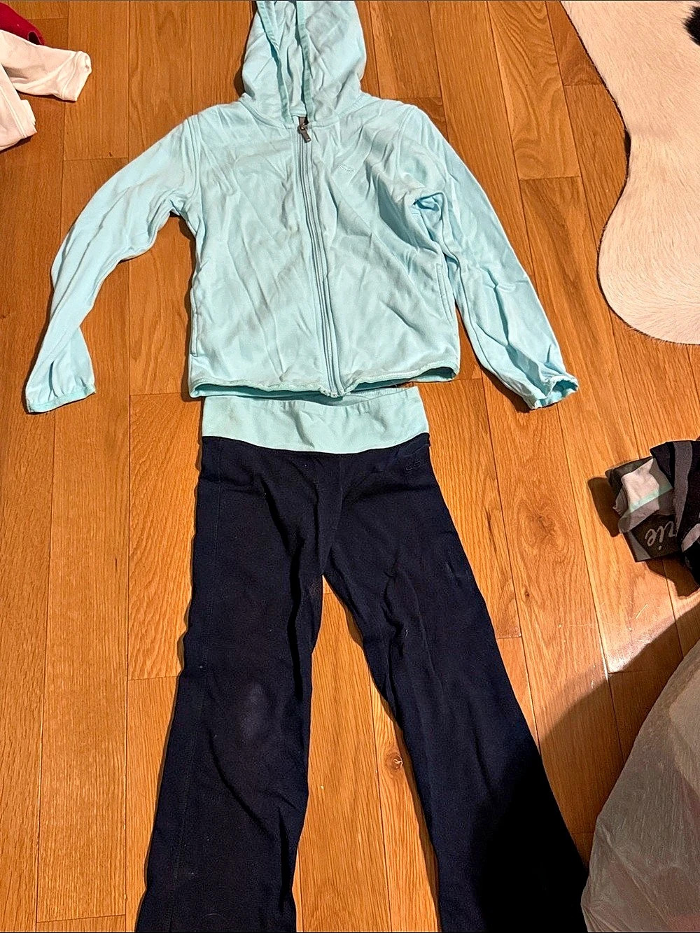 Champion Hooded Jacket & Pants in Blue & Black